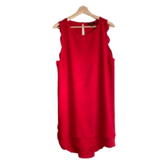 Monteau Dress LBD Black Sleeveless High Low Hem Open Draped Back Dress Small - Picture 11 of 12